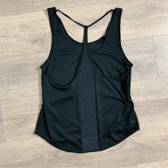Nike Womens Dri fit Breathe Loose Tank Top T-Back Black Size Medium - Picture 11 of 13